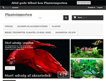 Tablet Screenshot of planteimporten.dk